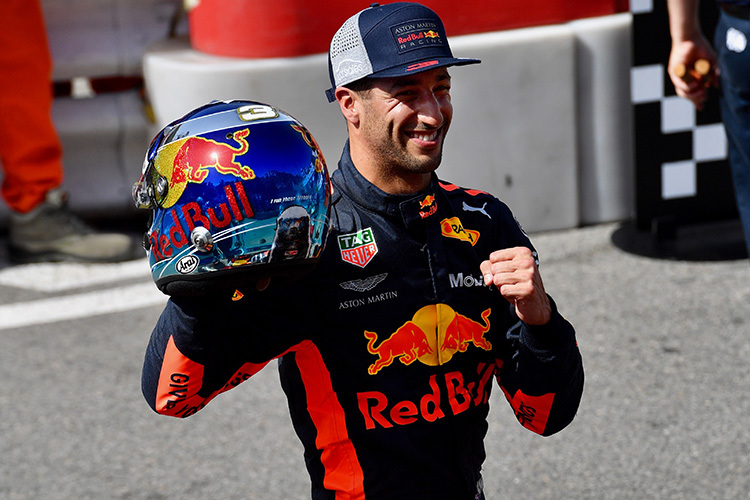 Daniel Ricciardo nach dem Abschlusstraining