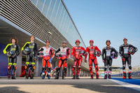 Die acht Desmosedici-Piloten 2022: Bezzecchi, Marini, Martin, Zarco, Bagnaia, Miller, Bastianini und Di Giannantonio