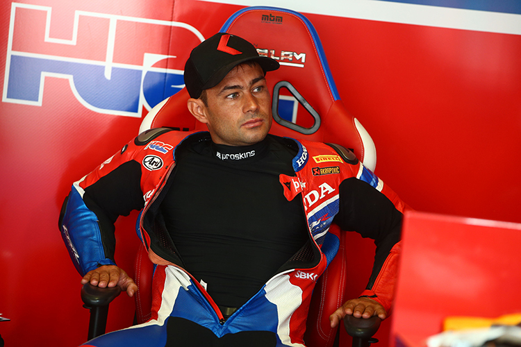 Honda-Werksfahrer Leon Haslam