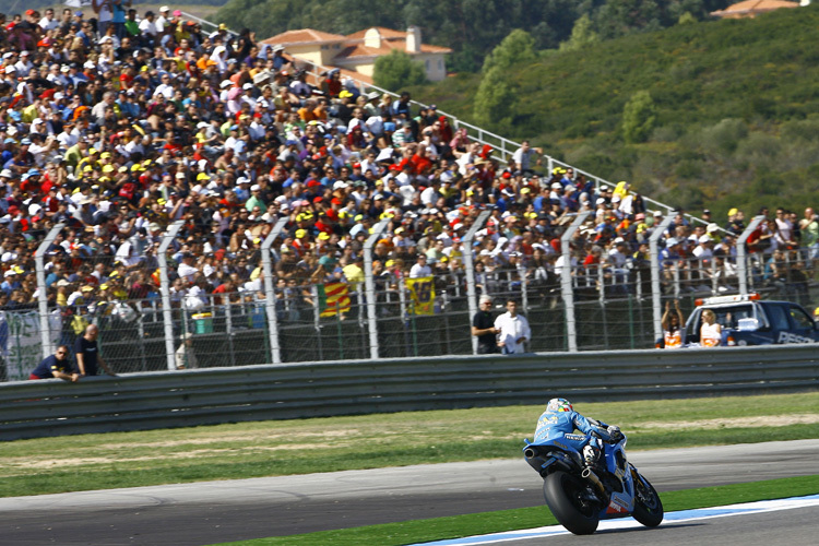 Ein Defekt bremste Capirossi in Estoril