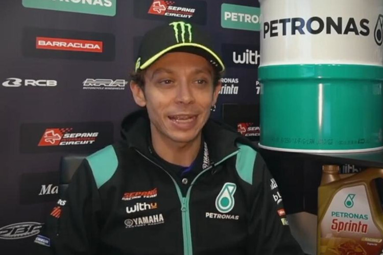 Valentino Rossi ist 2021 ein Petronas-Yamaha-Pilot