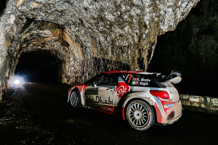 Kris Meeke bei der Rallye Monte Carlo