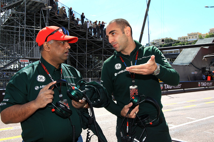 Caterham-Besitzer Tony Fernandes und Teamchef Cyril Abiteboul