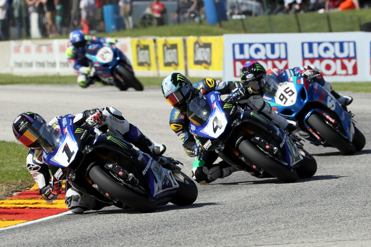 Cameron Beaubier, Joshua Hayes, Roger Hayden und Toni Elias waren 2016 die MotoAmerica-Hauptdarsteller