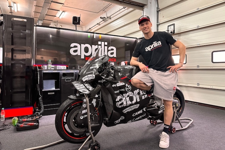 Testfahrer Lorenzo Savadori in Sepang