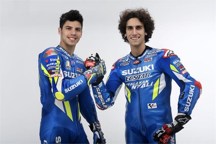 Auch Abseits der Strecke ein gutes Team: Joan Mir und Alex Rins