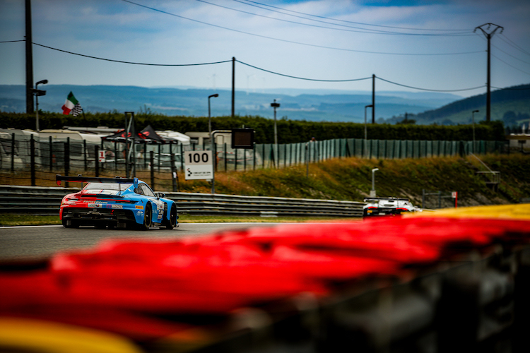 Matteo Cairoli hat für Huber Motorsport die Pole-Position bei den 24h Spa erfahren