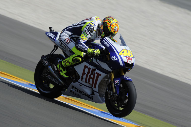 Valentino Rossi musste im Qualifying alles geben