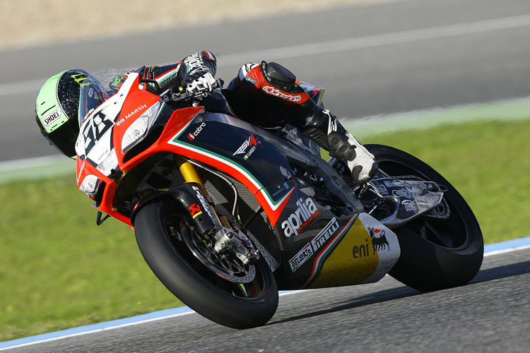 Aprilia-Werksfahrer Eugene Laverty