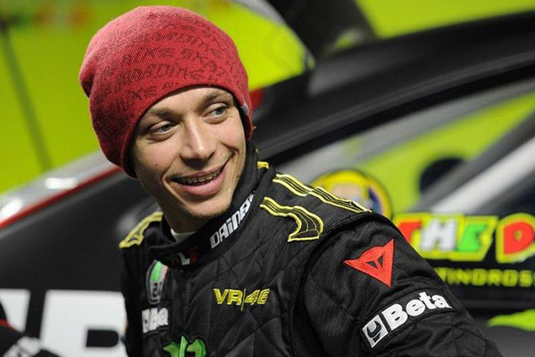 Valentino Rossi: Auch schnell auf vier Rädern