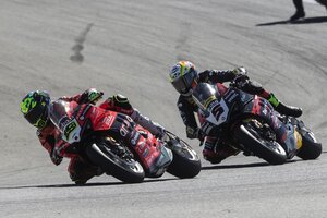 Alvaro Bautista und Yari Montella)