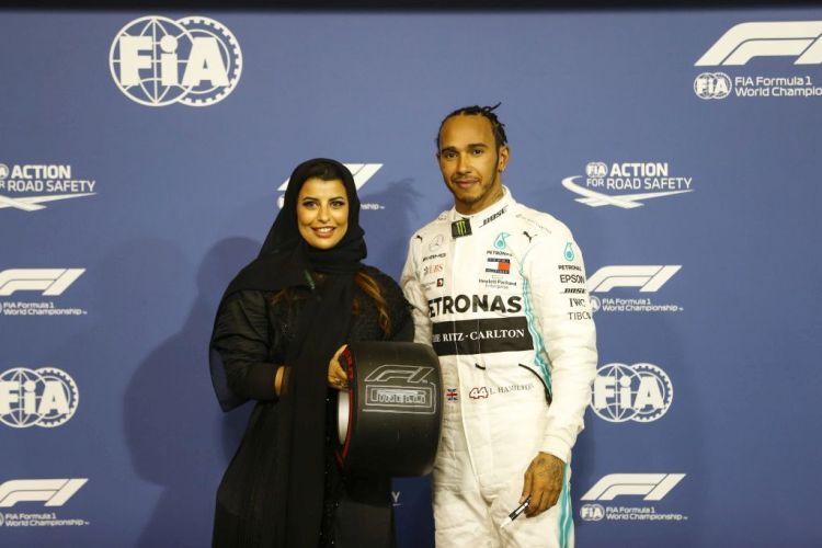 Lewis Hamilton & Aseel Al-Hamad