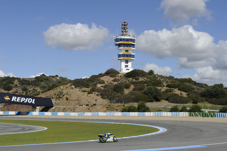 Malerische Umgebung: Toni Elias in Jerez