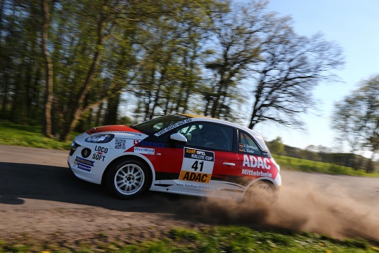 Johannes Dambach im Cup-Opel Adam