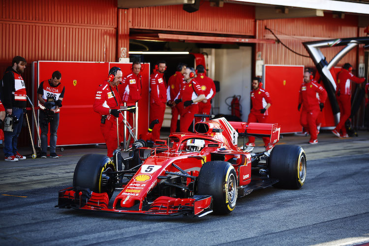 Sebastian Vettel war der Schnellste und der Fleissigste im Feld