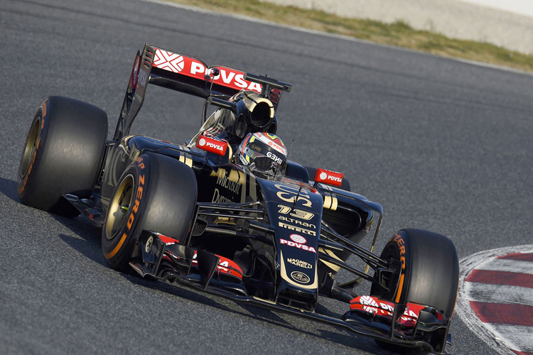 Pastor Maldonado in Barcelona