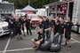 Das HS RallyeTeam im 'Dakar' Village