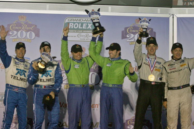 Podium in Watkins Glen