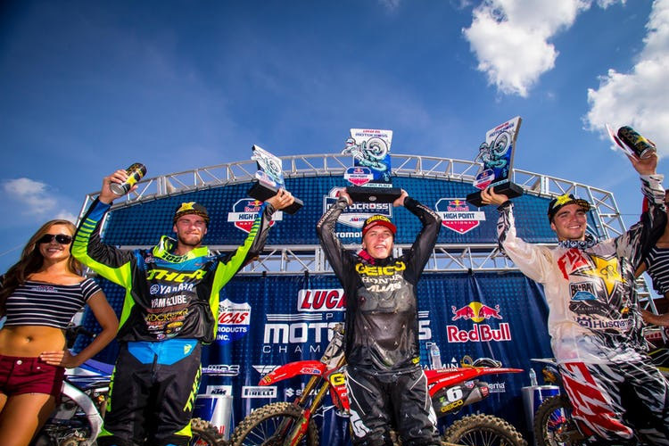 Jeremy Martin siegt in High Point vor Zach Osborne und Aaron Plessinger