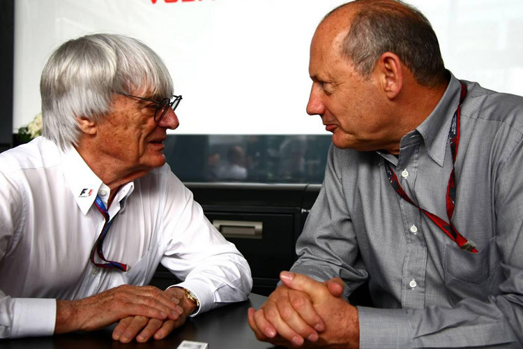 Bernie Ecclestone und Ron Dennis