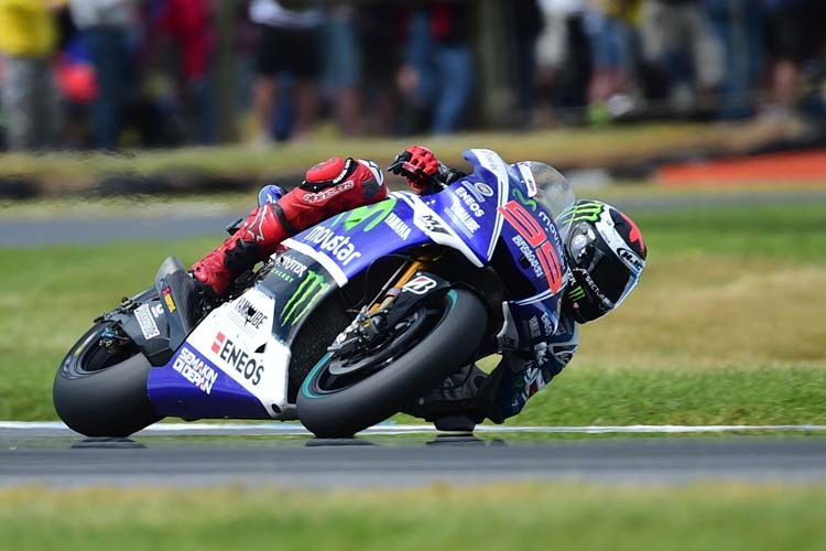 Jorge Lorenzo rettete Platz 2 ins Ziel