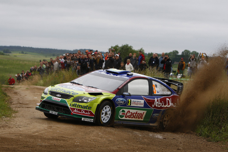 Hirvonen hat zur Polen-Halbzeit seine Führung behauptet