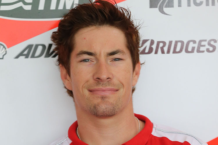 Atmet auf: Nicky Hayden