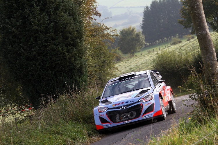 Thierry Neuville bei seinem Sieg in seiner Heimat