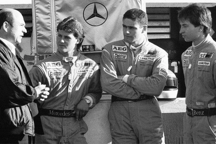 Neerpaschs Mercedes-Junioren 1990–1991: Schumacher, Wendlinger, Frentzen 