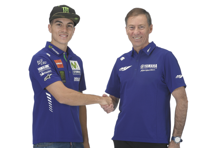 Maverick Viñales und Lin Jarvis