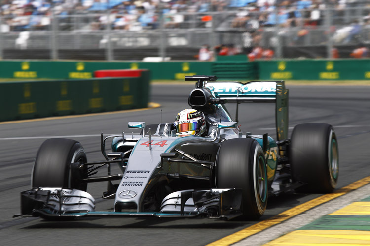 Lewis Hamilton sicherte sich die erste Pole-Position des Jahres