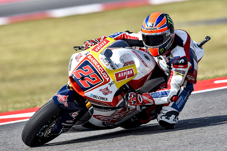 Sam Lowes auf der Kalex des Gresini-Teams 