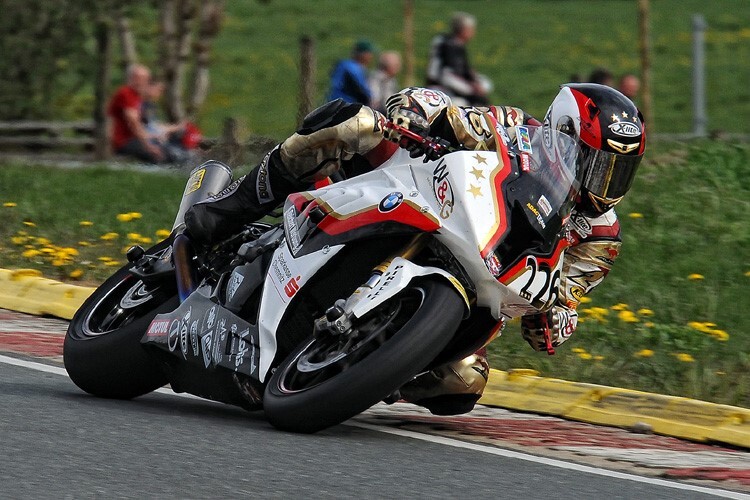 Didier Grams gewann in der Saison 2012 das bisher letzte IRRC-Rennen in Schleiz