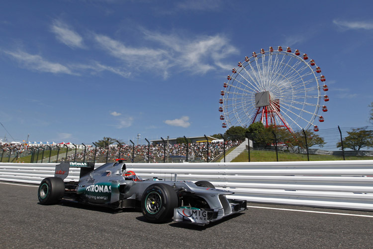 Michael Schumacher in Suzuka