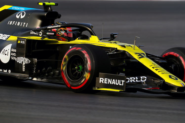 Esteban Ocon war der Schnellere der beiden Renault-Piloten