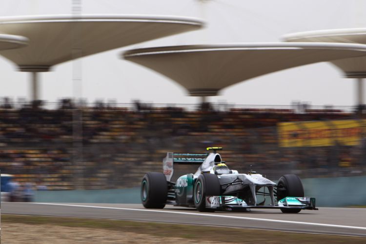 Nico Rosberg: 14 Runden lang ganz vorn