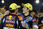 Nach dem Katar-GP: Sieger Jack Miller (li.) mit Honda-Pilot Alex Márquez