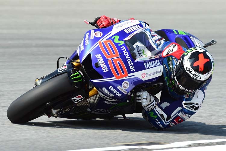 Yamaha-Star Jorge Lorenzo in Sepang