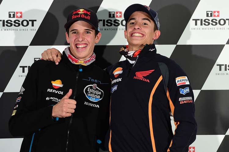 Unzertrennlich: Alex und Marc Márquez 