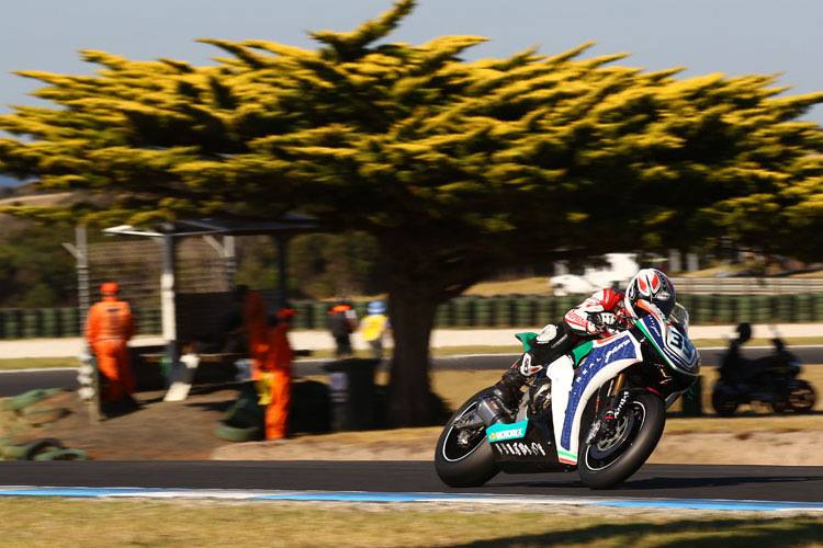 Raffaele De Rosa auf der Honda Fireblade