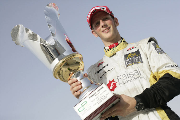 Titelsammler Romain Grosjean 2008