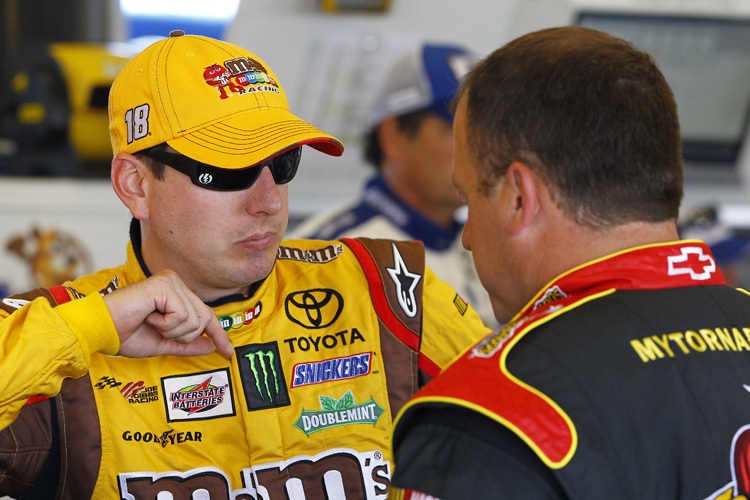 Kyle Busch und Ryan Newman 2012: Freunde werden sie keine mehr