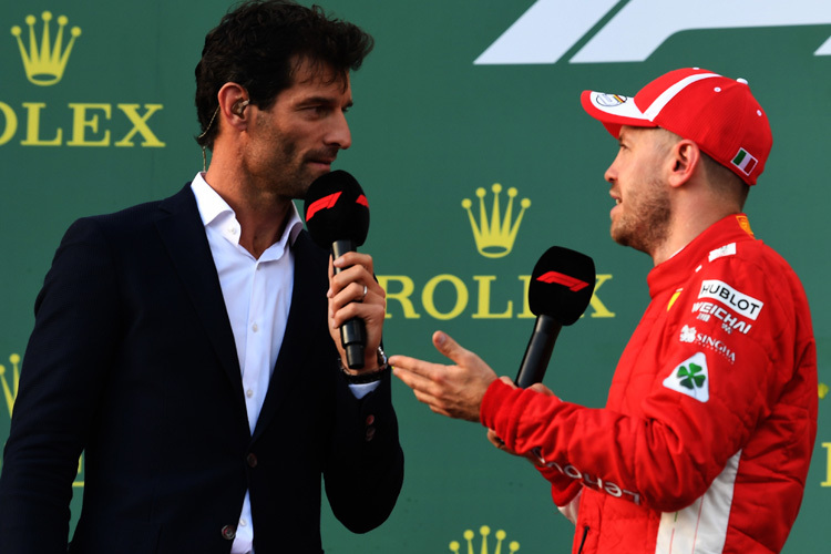 Mark Webber und Sebastian Vettel