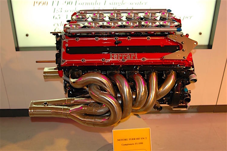 Der V12-Motor von Ferrari für die Formel-1-Saison 1990