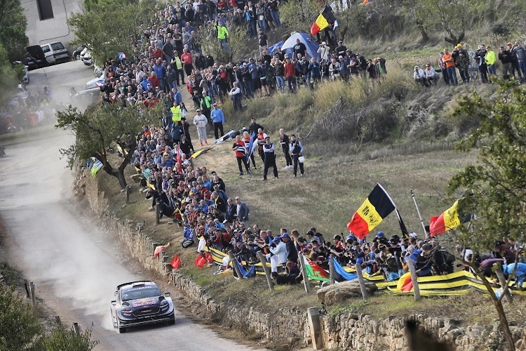 Die Spanier mögen den Rallyesport