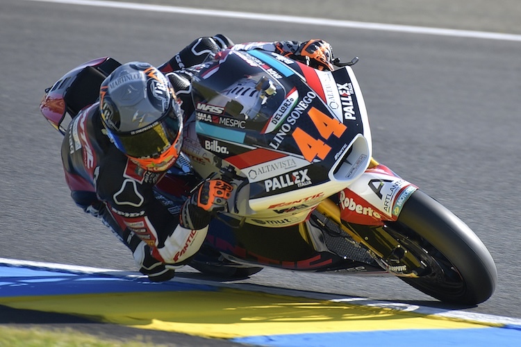 Aron Canet sicherte sich die Pole im Moto2-Qualifying