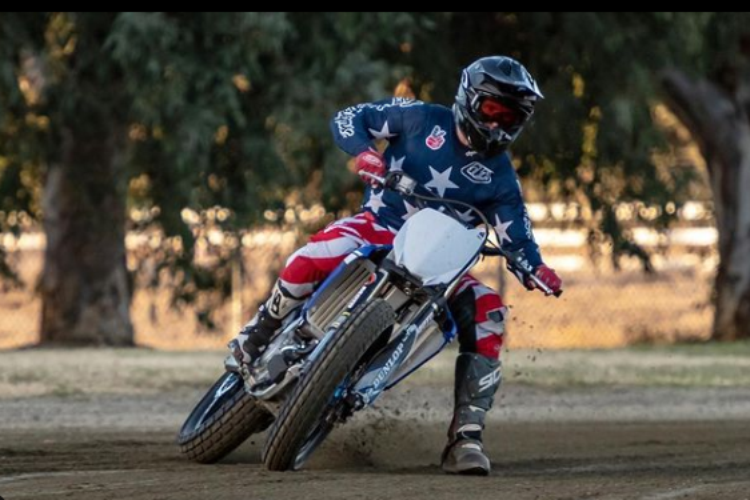 Garrett Gerloff kann auch Flat-Track