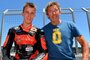 Oli und Troy Bayliss