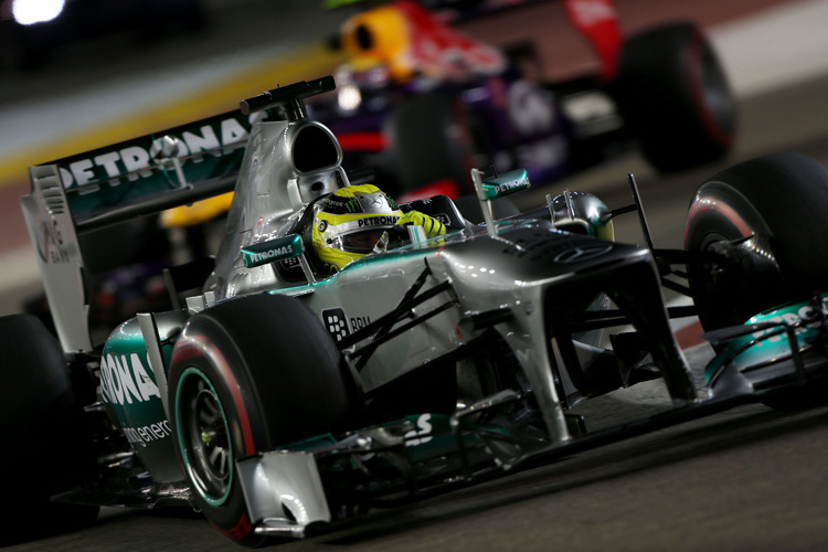 Nico Rosberg auf der Suche nach einer Zehntelsekunde