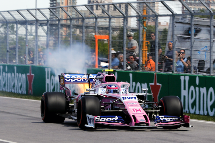 Lance Stroll in Kanada